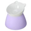 Cat Bowl Raised Cat Food Bowls Anti Vomiting Tilted Elevated Cat Bowls Drinker Pet Food Bowl Feeder Neck Protection Cat Bowl
