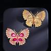 Modne Broszki Motyle Kryształowe Light Luxury Dla Kobiet Ubrania Płaszcz Akcesoria Biżuteria Prezenty