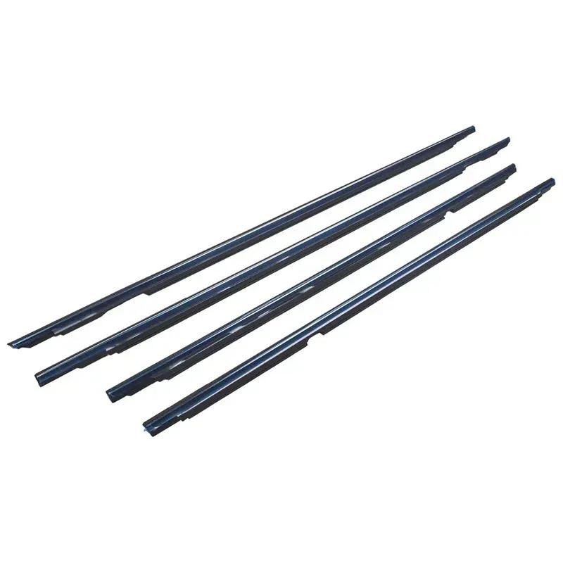 4Pcs Window Glass Seal Strip 75710-60021 For Toyota Land Cruiser LC80 FZJ80 LX450 1990-1998 Weatherstrip Seal Belt Moulding Trim