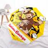 1pc Curious George (7) Umbrella, Sun Protection, And UV Shielding. It Has Eight Sturdy Ribs for Outdoor Use And Perfect Gift