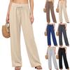 Women's High-Waist Wide Leg Sweatpants with Drawstring Loose Fit Casual Pants