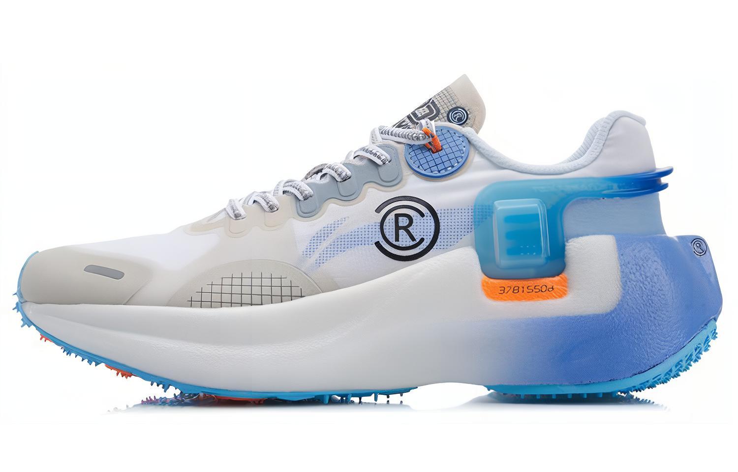 Li Ning Ranger Essential Низкие Беговые Кроссовки Унисекс Сине-Белые ARHR041-1 41