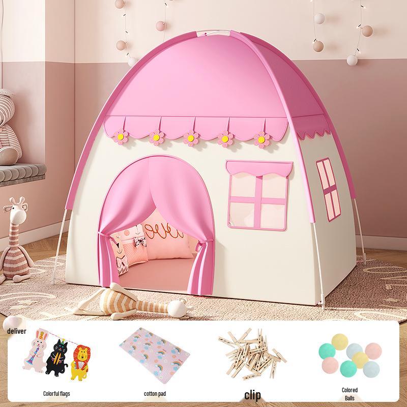 Princess Castle Indoor Tent for Kids - No Installation Required