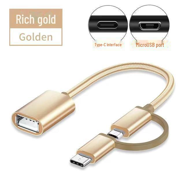 OTG Data Cable for Huawei P40/Enjoy 50/20e, Honor, Vivo – USB Flash Drive Compatible for Music and Media Transfer