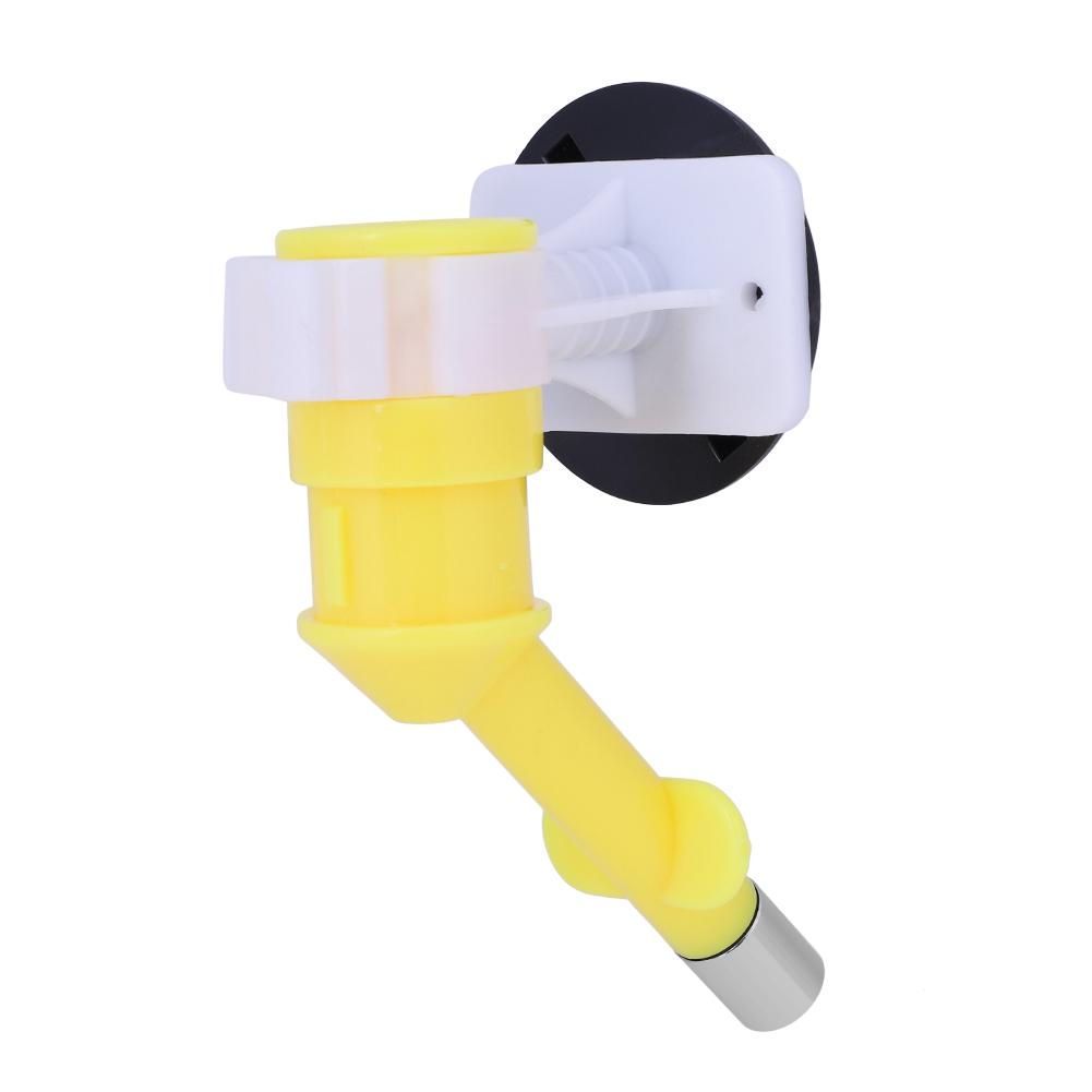 Domácí Kočka Štěně Pes Pítko Závěsný Dávkovač Vody Fontána Láhev Hlava Žlutá