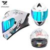 Cross-border DOT Certified Full Face Motorcycle Helmet for Men and Women, Trendy Four Seasons Riding Gear