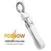 8K HD Video & 240W Fast Charging Keychain Cable with 40Gbps High-Speed Transmission