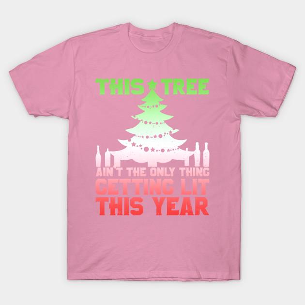 Koszulka damska zapalona choinka Harajuku Print Kawaii Tshirt Letnia koszulka damska z krótkim rękawem Top Tee