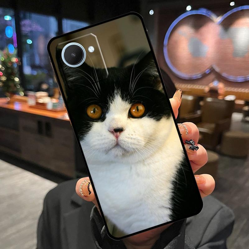 British Shorthair Cat Case For Realme 11 Pro Plus 15 14 13 12 GT7 Pro GT6 C55 C51 C53 C35 C33 C61 C65 C67 C71 C75