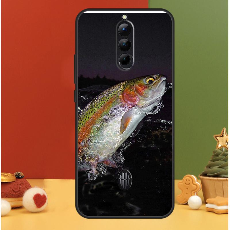 Vintage Trout Fishing Case For ZTE Nubia Red Magic 9 Pro Plus RedMagic 8 8S Pro Plus 6 7 6S 7S Pro 5G 5S 6R Cover