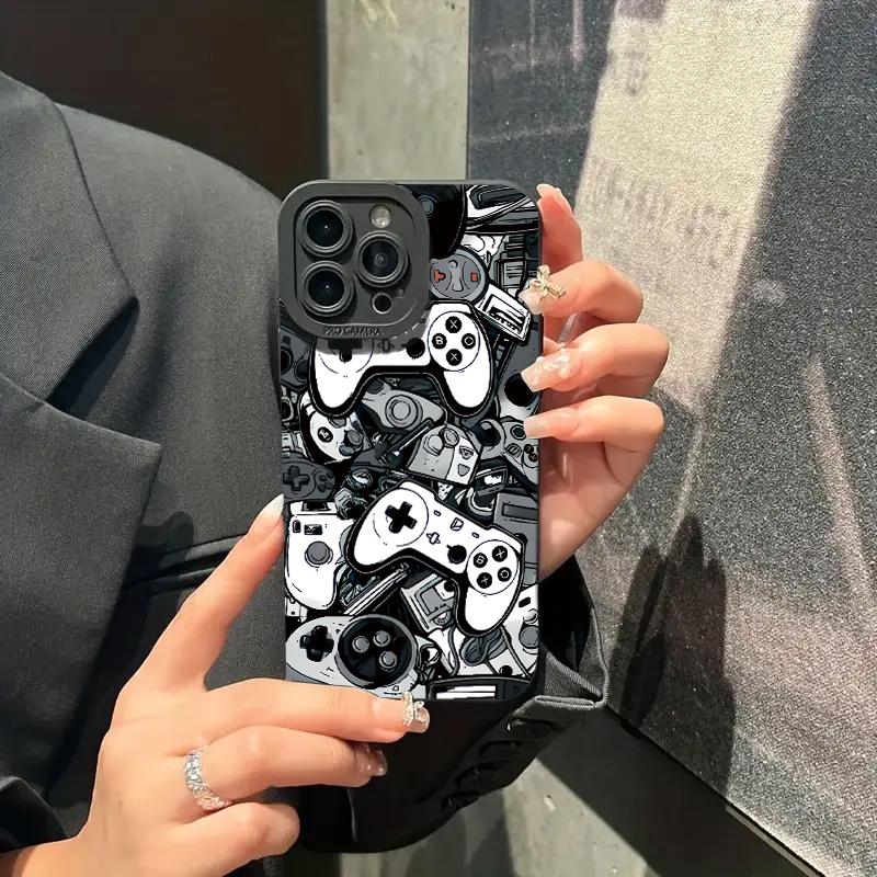 BlackGame Console Design Phone Case for Xiaomi 14T 13T 12T Poco X6 X5 X3 F5 F6 M6 Pro 4G Mi 14 13 12 11 Lite 5G Shockproof Cover