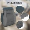 Medium Gray Cloth Driver Side Bottom Seat Cover Compatible with Ford F150 XLT 2015 2016 2017 2018