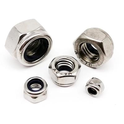 Stainless Steel Nyloc Nut Kit – 200 Pieces M2-M8 Self-Locking Hex Nuts In Assorted Sizes for DIY, Auto & Industrial Use