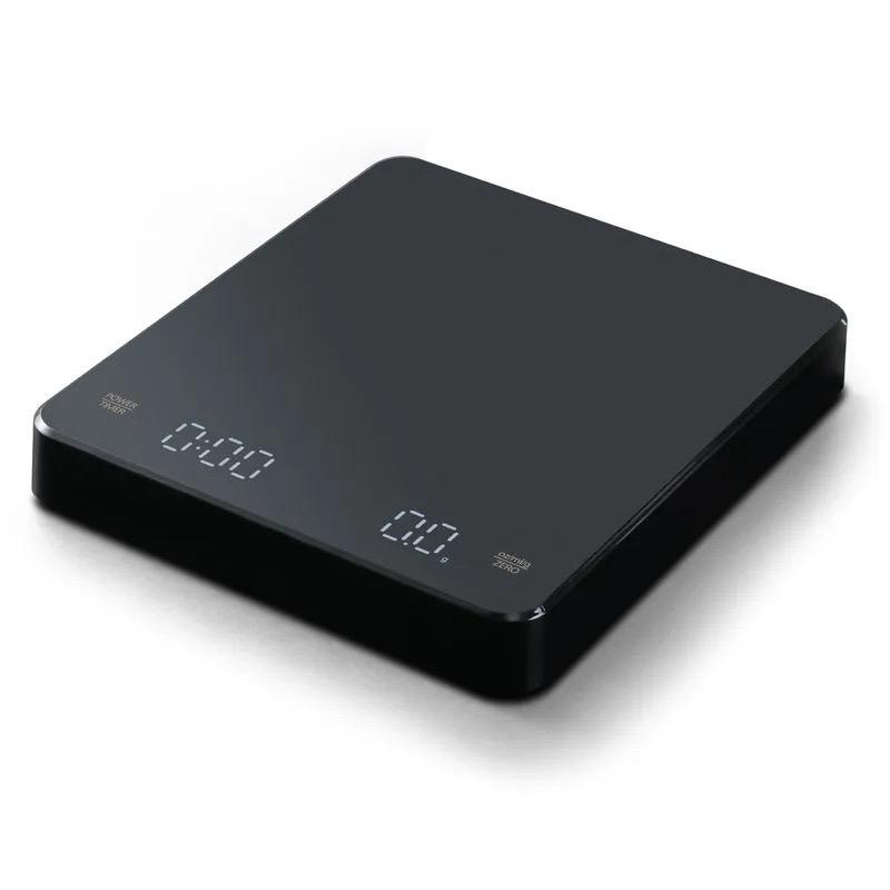 Intelligent Mini Brewed Coffee Electronic Scale With Timer LED Screen Digital Coffee Scale 0.1g Precision Coffee Kitchen Scale