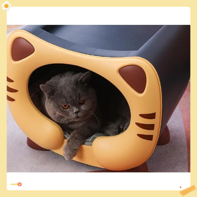 Enclosed Cat Litter House Winter Capsule Warm House PP Material Super Large All Seasons Summer Winter Dropshipping