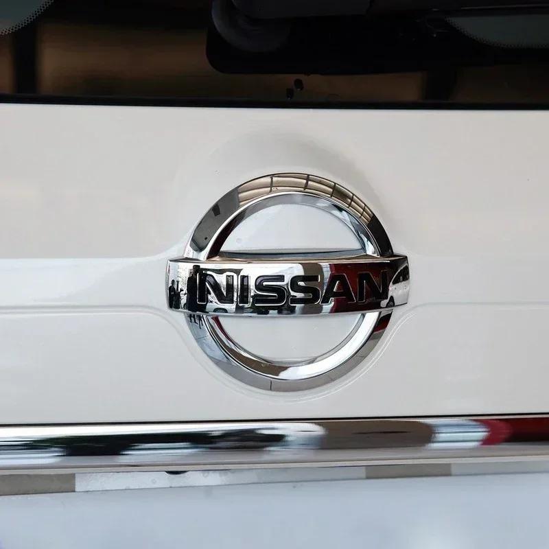 New Car Front Rear Logo Silver Emblem Nissan Qashqai X-Trail Kicks Juke Leaf Micra Patrol Maxima Murano Altima Teana Versa L