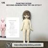 White Doll Elastic Jumpsuit Cute Doll Sleep Clothes for 1/3 1/4 1/6 BJD 30/45/60cm Dolls