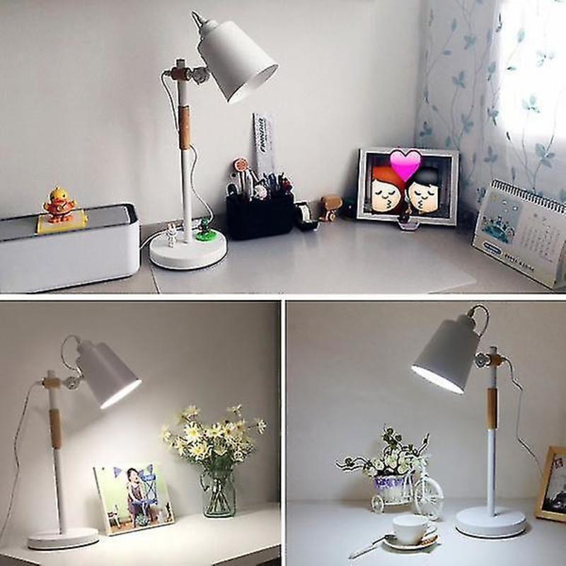 Night Lights Bright Ambient Lighting Modern Black Black Adjustable Desk Lamp