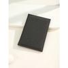 1pc Matte Finish Pu Material Travel Passport Cover With World Map & Letter Print And Fixed Design Passport Holder Passport Case Passport Wallet