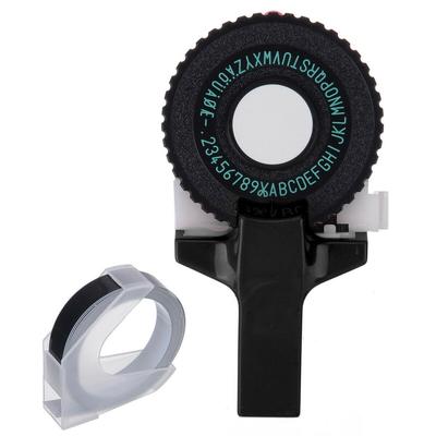 DIY Manual Embossing Label Maker Letters Numbers Printer Tape-cutting with Tape