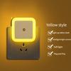 Wireless LED Night Light Compact EU Plug-type Lighting Control Sensor Suitable Children's Rooms Bedrooms Corridors Passageways