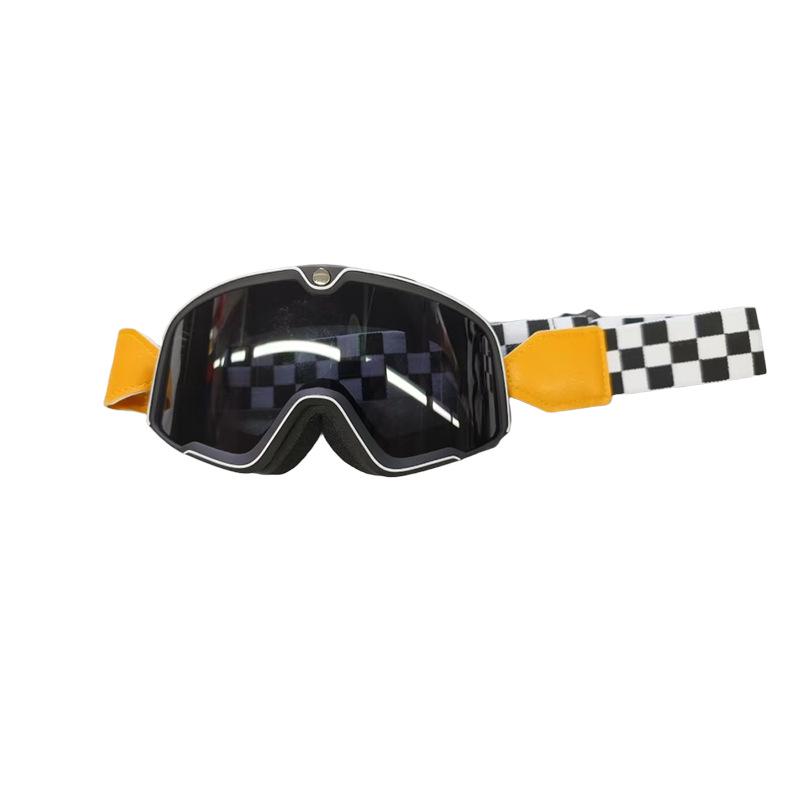 Beliebte wind- und sanddichte Motorrad-Fahrbrille – Offroad- und Harley-Helm-kompatibel