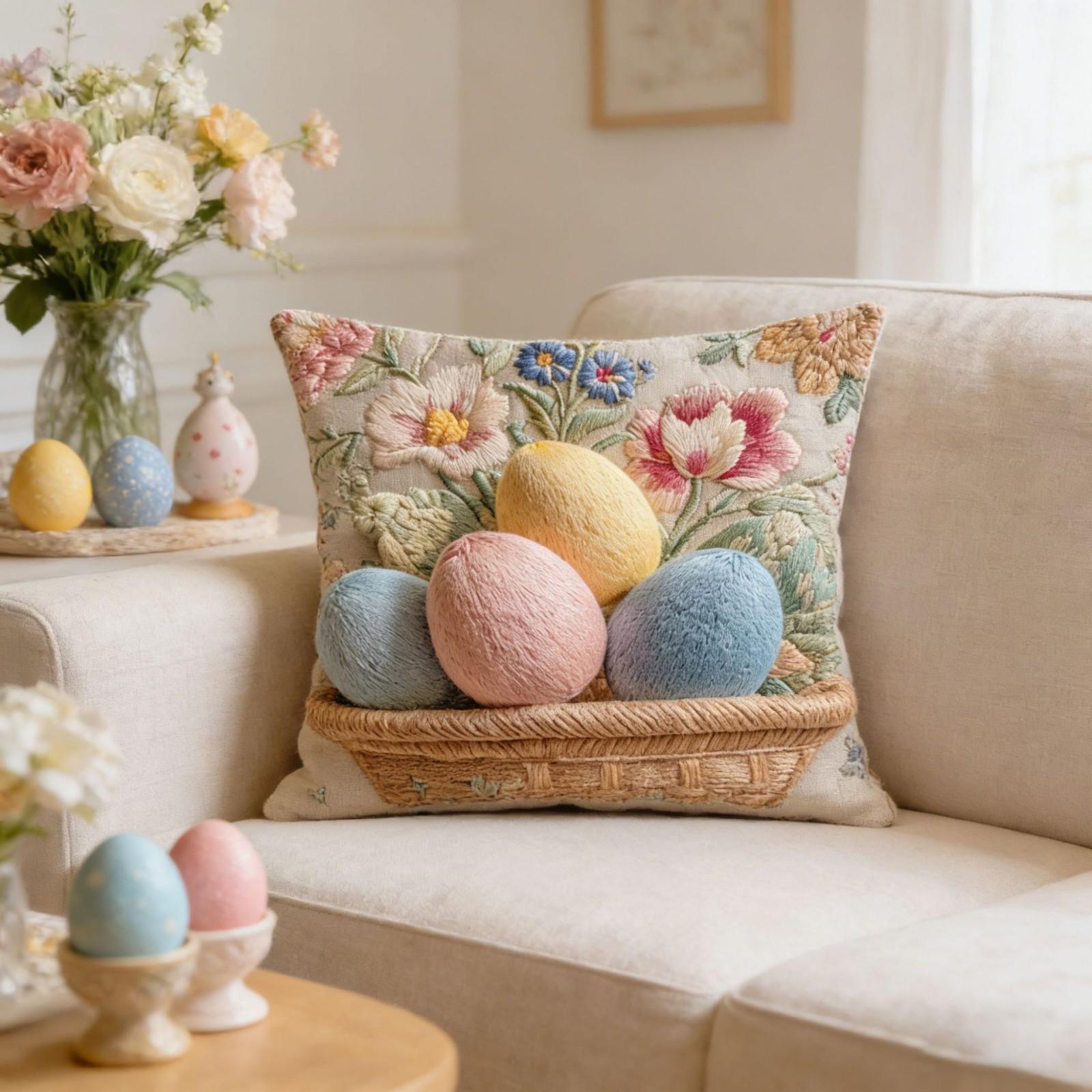 4545cm Easter Throw Blanket - Cute Animal Theme Party - Living Room Decoration Sofa Throw Blanket - Headrest Cushion - The Throw Blanket One Size 619₽