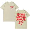 Y2k Hip Pop Streetwear Rapper Dani Fernandez Fashion Print Tshirts Summer Casual Y2K Pop Oversized Tshirt Loose Clothing