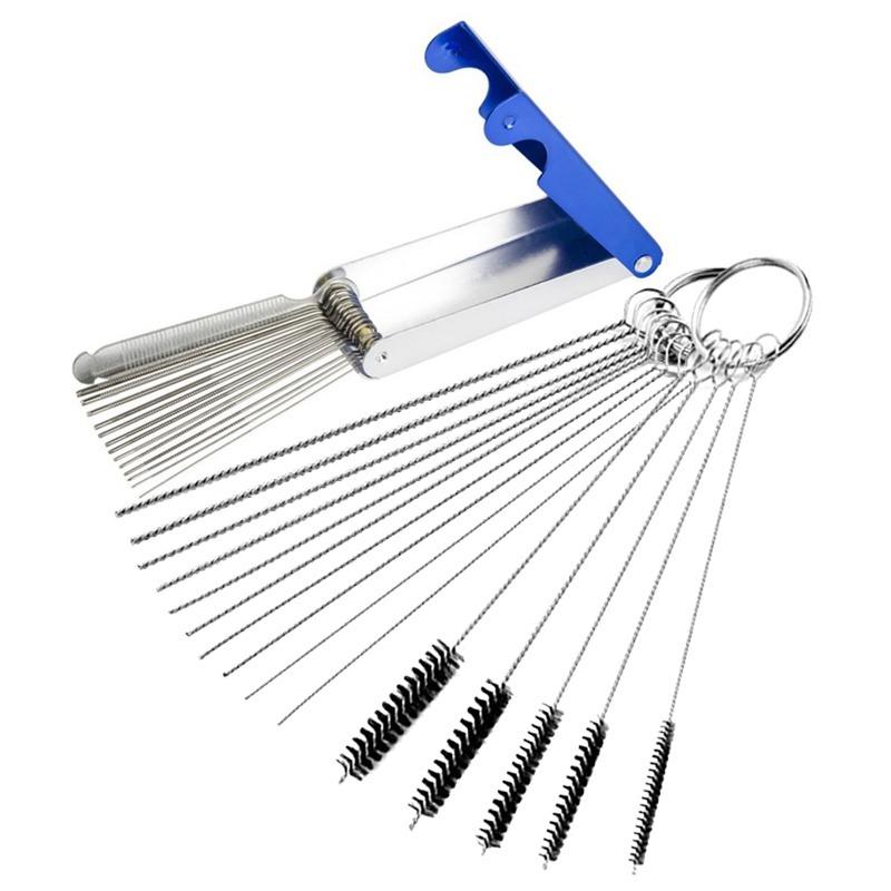 1Pc Carburetor Carbon Dirt Jet Remove Cleaning Needles Brushes Cleaner Tools for Automobile Motorcycle Welder Carb Chainsaw
