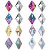 12Pcs Crystal 6320 Rhombus Pendant Glass Austria Loose Beads Charms Rhinestones for DIY Earring Necklace Jewelry Accessories