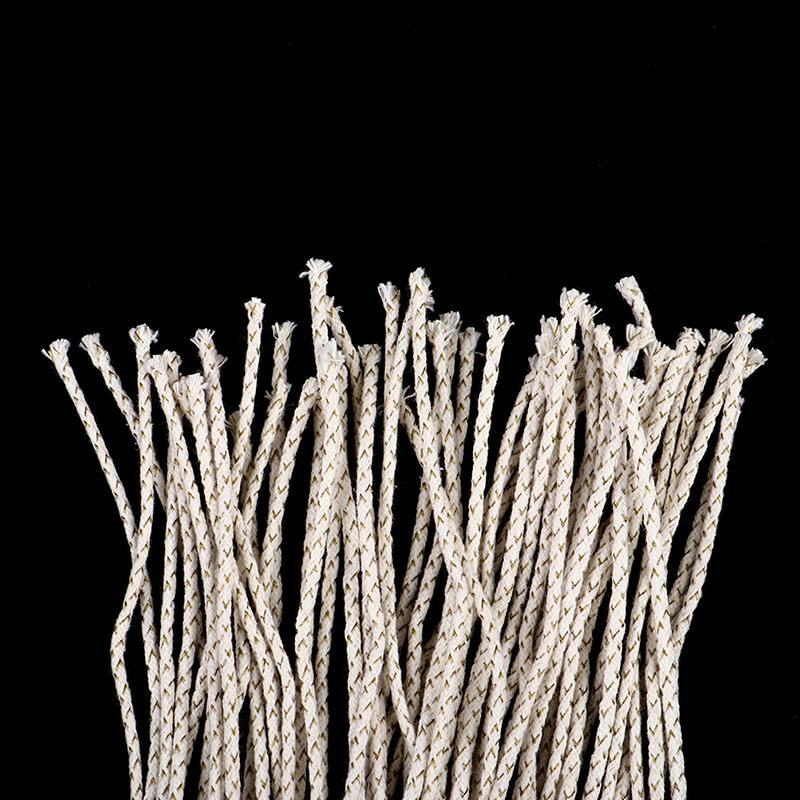 Mèches à noyau de coton en fil de cuivre, 20/30/50 pièces, pour briquet à essence, huile de kérosène