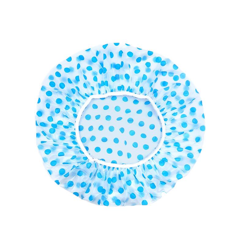 

Утолщенная женская водонепроницаемая шапочка для душа, бытовая шапочка для ванны с принтом для взрослых, шапочка от пара, увеличенная шапочка для душа из ПЕВА