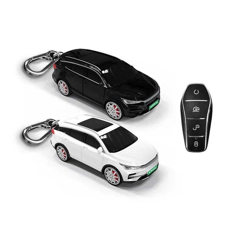 Styling For BYD Tang Car Key Set Car Model Key Protection Shell With Light Decoration Accessories Car Key Case