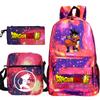Dragon ball dragon ball three-piece set animation periphery new pencil case set leisure student backpack