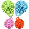 Collapsible funnel, FDA approved silicone collapsible funnel, suitable for liquids and powders