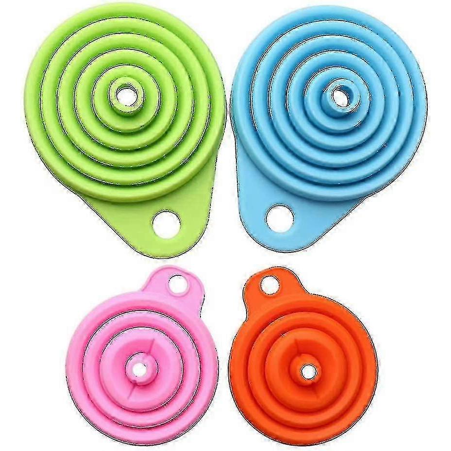 Collapsible funnel, FDA approved silicone collapsible funnel, suitable for liquids and powders