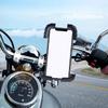 Motorcycle Cell Phone Holder for Navigation with Shockproof Bracket 360 Degree Rotation for Convenient Viewing