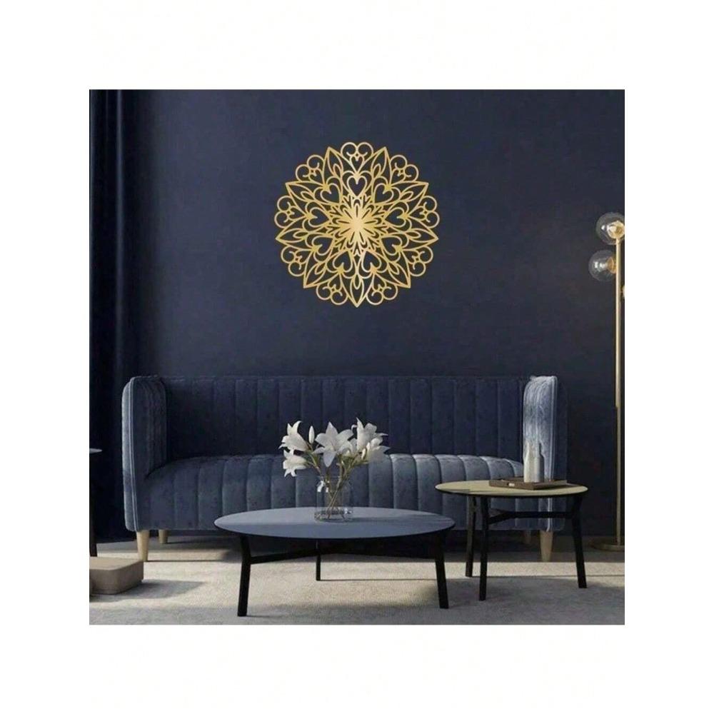 Modern Metal Mandala Wall Art Waterproof Rustproof Home Decor Large Living Room Bedroom Bathroom Decoration Unique Gift