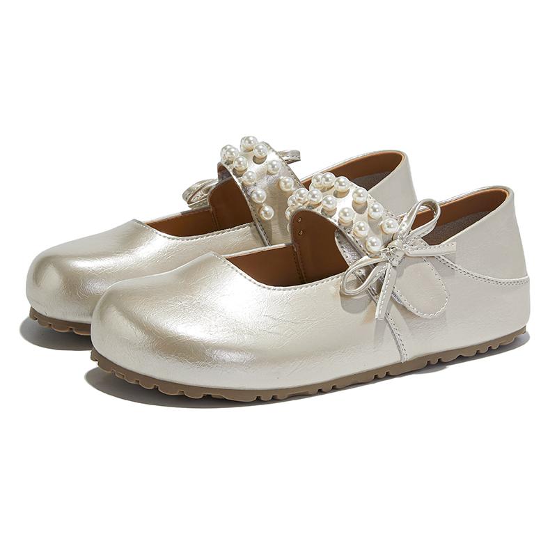 

Fashion AIYUQI 2025 new women s flat shoes shallow mouth mary jane female shoes large size ballet loafers for women 43 слоновая кость