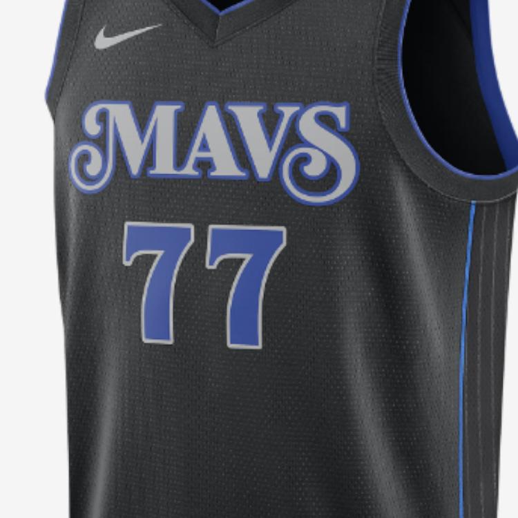 Nike Kyrie Irving Dallas Mavericks Dri-Fit dres Černý Unisex Streetwear DX8499-012