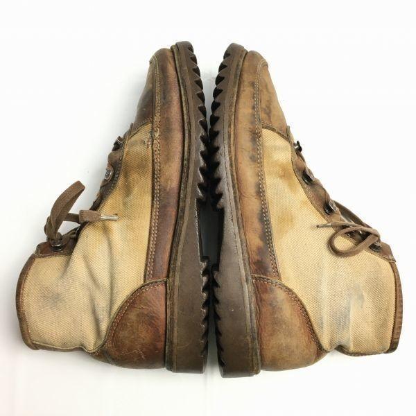 Vintage Paraboot Short Work Boots Brown Size 26.027.0 Vintage Boots Men's(USED)