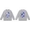 BAPE-Style Heavyweight Cotton Crewneck Sweatshirt Mens Oversized Streetwear Pullover Fall