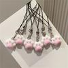 Mini Pink Cat Paw Pendant Bag Charm, Personalized Phone Lanyard for Students, School Bag Accessory, Phone Charm, Modern Phone Accessories
