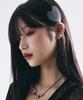Sentiments No.439 [Black] Heart Shield Hair Pin