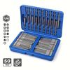 50-Piece Magnetic Screwdriver Bit Set - Extra-Long 75mm, Multifunctional & Durable, Perfect for DIY & Professional Use
