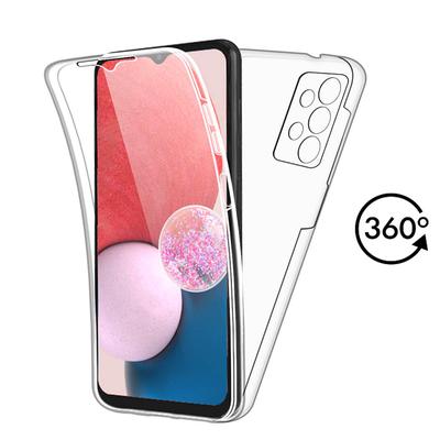 360 Ganzkörperschutz Klare Hülle für Samsung Galaxy A53 A33 A73 A22 A13 A32 A52 A12 A51 S21 Plus S22 Ultra Transparente doppelseitige Silikonabdeckung