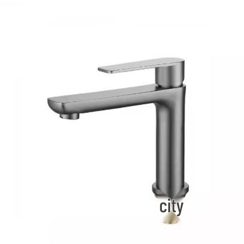 TLXT Nordic Brushed Gunmetal Pull-Out Basin Faucet