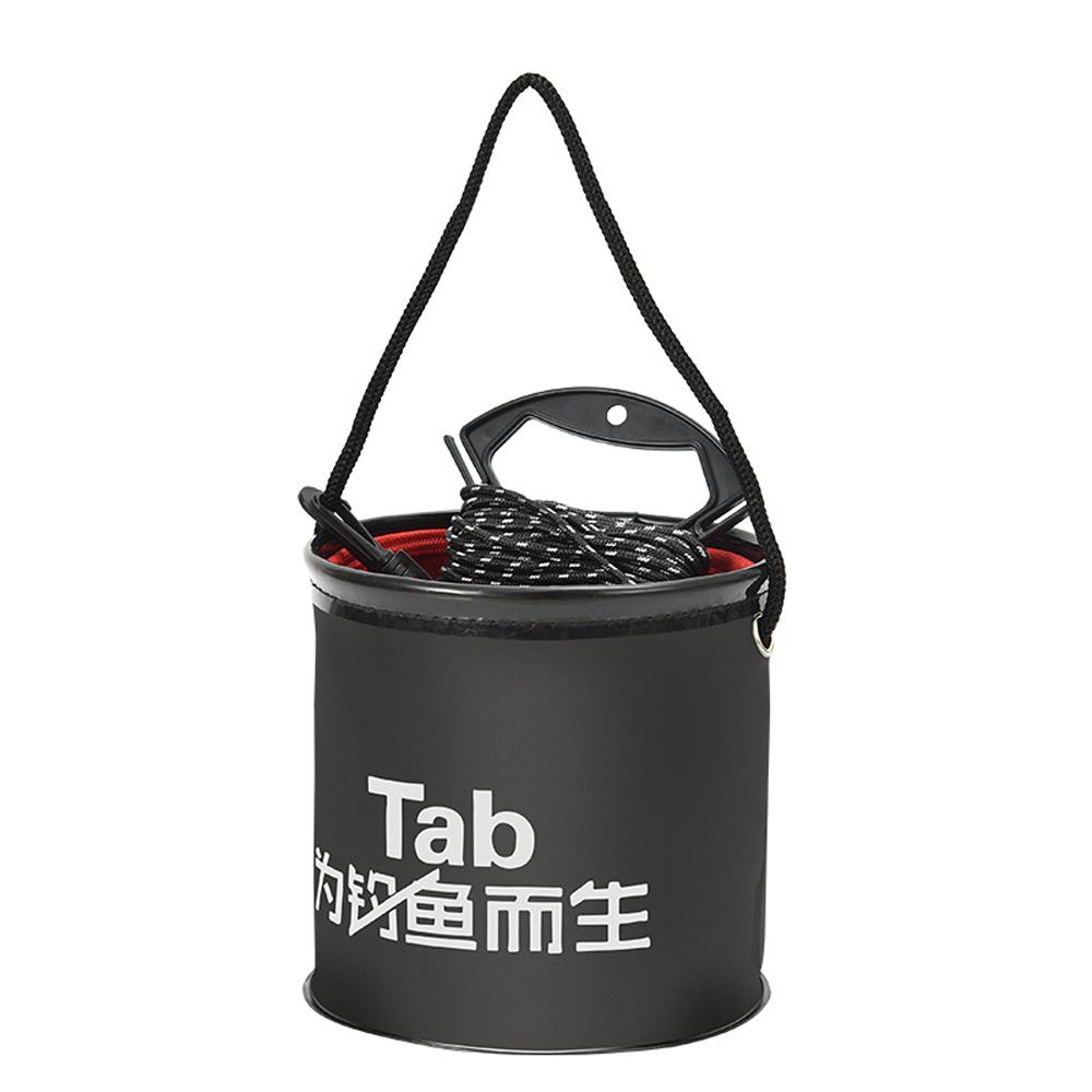 Eva Fishing Bucket 4L Folding Fetch Water Collapsible Multifunctional Fish Live Bait Container for Carp Fishing Accessory Tackle