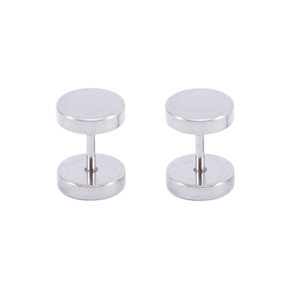 Geometric Stainless Steel Round Circle Jewelry set Stud Earring Hoop Earrings Drop Earring