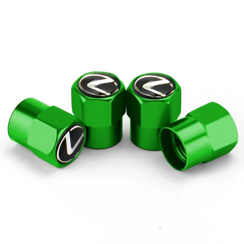 For Lexus IS250 RX300 NX200 RX350 GS300 GX470 GS350 CT200H Modification Dustproof Car Alloy Tire Valve Caps Wheel Accessories